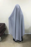 Transformer gray Khimar, Modern Burqa, Nude Burka, Muslim Cape,ready to wear hijab, long hijab, Muslim kimono, Oversize Khimar