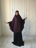 Transformer marsala Khimar, niqab burqa, granet niqab, traditional burqa, French hijab,ready to wear hijab, long hijab,burqa, long khimar