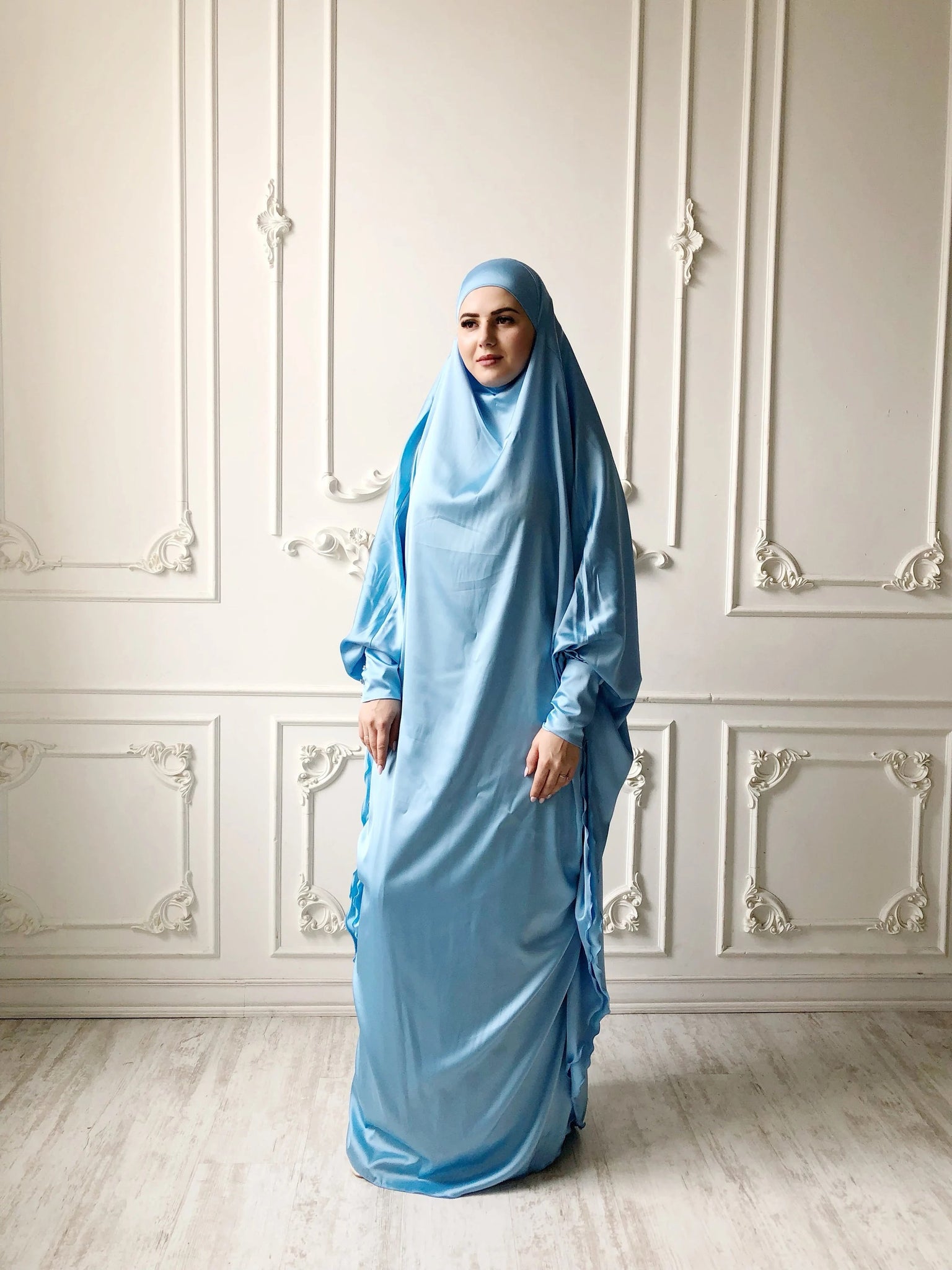 muslim dress burqa Designed with a fluid silhouette Otqutp Muslim Dress for Girls