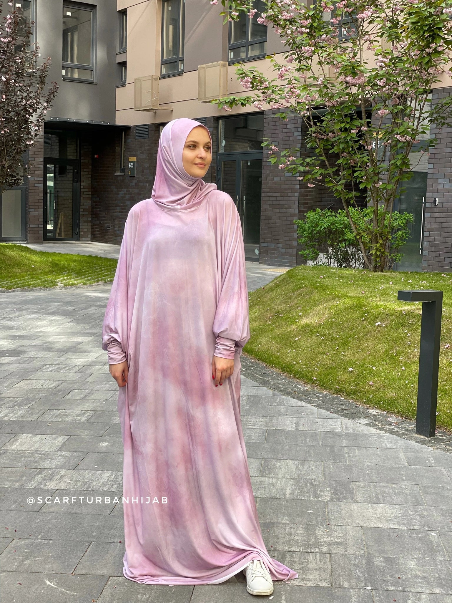 Thai dai pink maxi Dress Plus Size, Elegant Prayer dress, Farasha Caft ScarfTurbanHijab Thai dai pink maxi Dress Plus Size, Elegant Prayer dress, Farasha Caft ScarfTurbanHijab