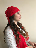 Feride white Çalıkuşu Tichel, Retro Wedding veil, Scarf Bandana,Chemo Wrap,Jewish Head covering, Sleep Alopecia Cap,Sammer ready scarf