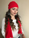 Feride white Çalıkuşu Tichel, Retro Wedding veil, Scarf Bandana,Chemo Wrap,Jewish Head covering, Sleep Alopecia Cap,Sammer ready scarf