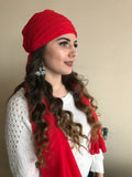 Feride white Çalıkuşu Tichel, Retro Wedding veil, Scarf Bandana,Chemo Wrap,Jewish Head covering, Sleep Alopecia Cap,Sammer ready scarf