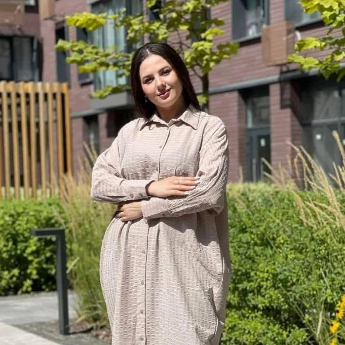 Beige Shirt Dress One Size Plus Size Muslim Tunic Free Size Boho Overs –  ScarfTurbanHijab
