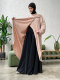 Elegant modest tunic suitable for breastfeeding made of cotton jersey