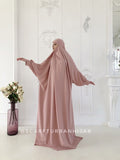 Blush pink Elegant franch jilbab