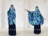 Transformer blue purple Khimar