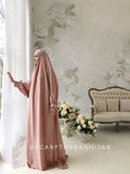 Blush pink Elegant franch jilbab