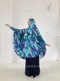 Transformer blue purple Khimar