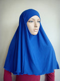 Transformer electric blue hijab niqab