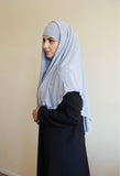 Grey melange  hijab