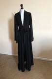 Black casual kimono abaya, Muslim dress