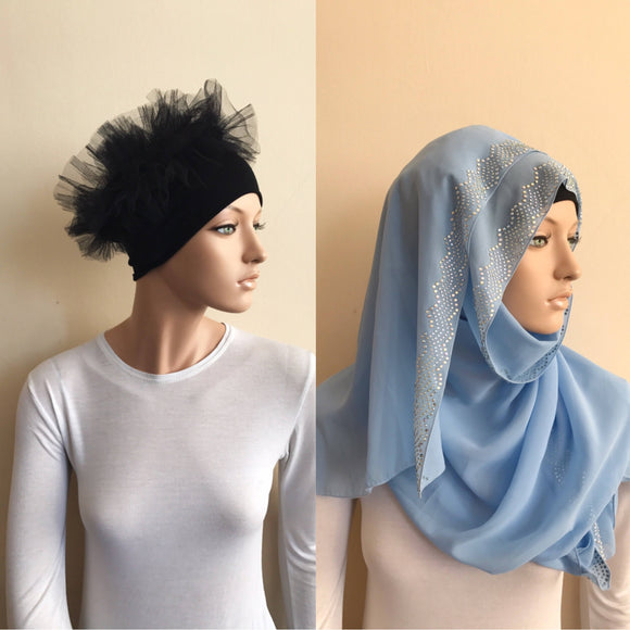 puff heat This Volumizer for hijab create a beautiful volume style of your hijab and allowing anti slip effect.