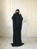 Transformer Black Khimar niqab