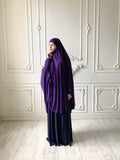 Transformer purple Khimar niqab