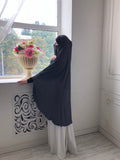 Transformer black and white polka dots jilbab niqab