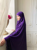 Transformer purple Khimar niqab
