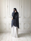 Transformer black and white polka dots jilbab niqab