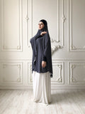 Transformer black and white polka dots jilbab niqab