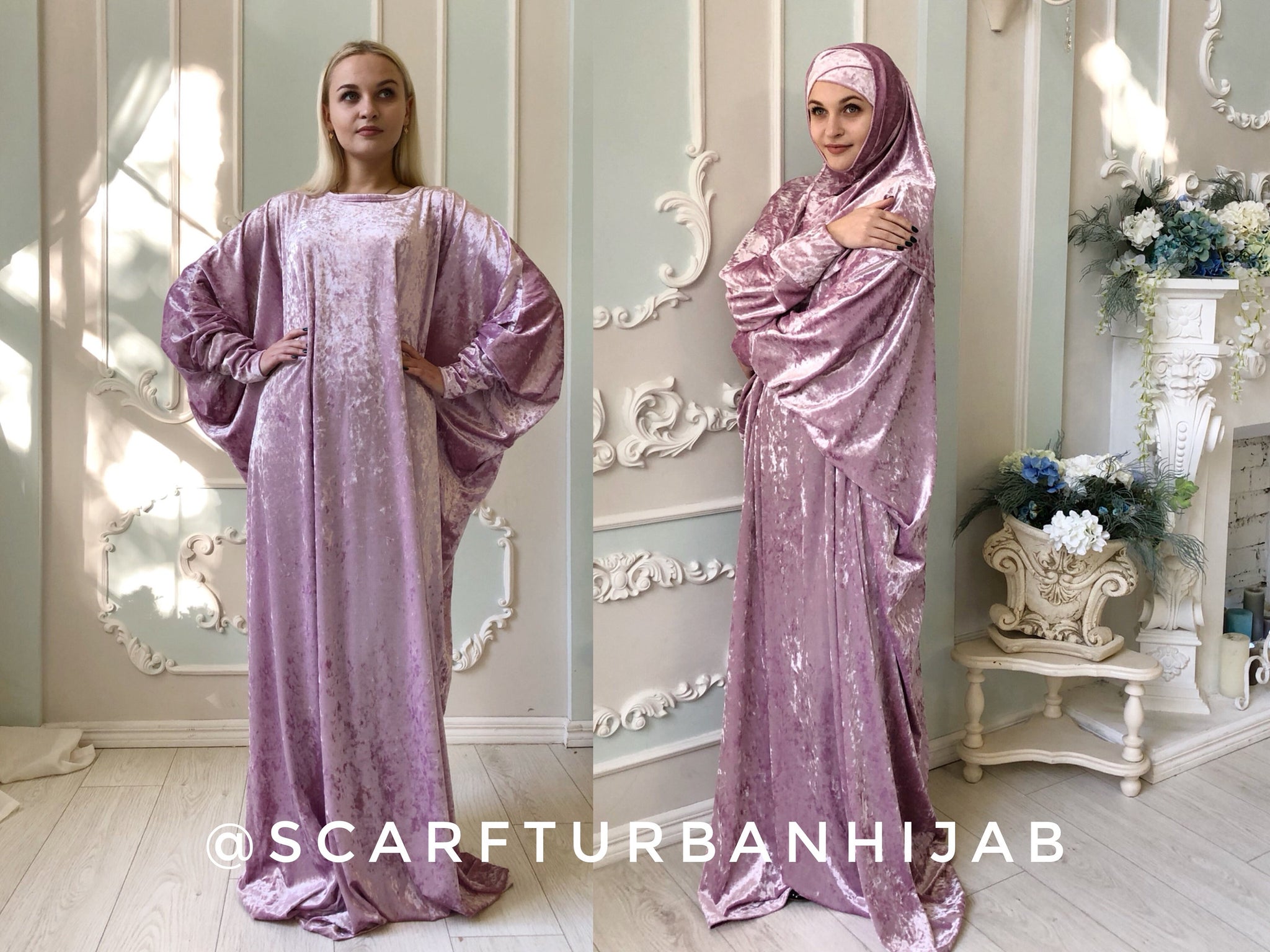 Velvet hijab outlet dress