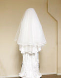 White velvet dress with khimar niqab veil