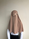 Dark Beige Transformer hijab niqab