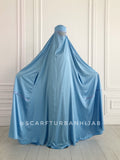 Sky Blue silk Afghan burqa