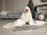 Modesty Wedding costume dress with cape and hijab