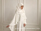 Modesty Wedding costume dress with cape and hijab