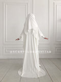 Modesty Wedding costume dress with cape and hijab