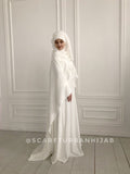 Modesty Wedding costume dress with cape and hijab