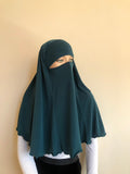 Transformer emerald hijab niqab