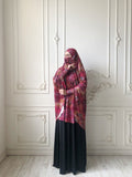 Transformer  pink roses Khimar niqab