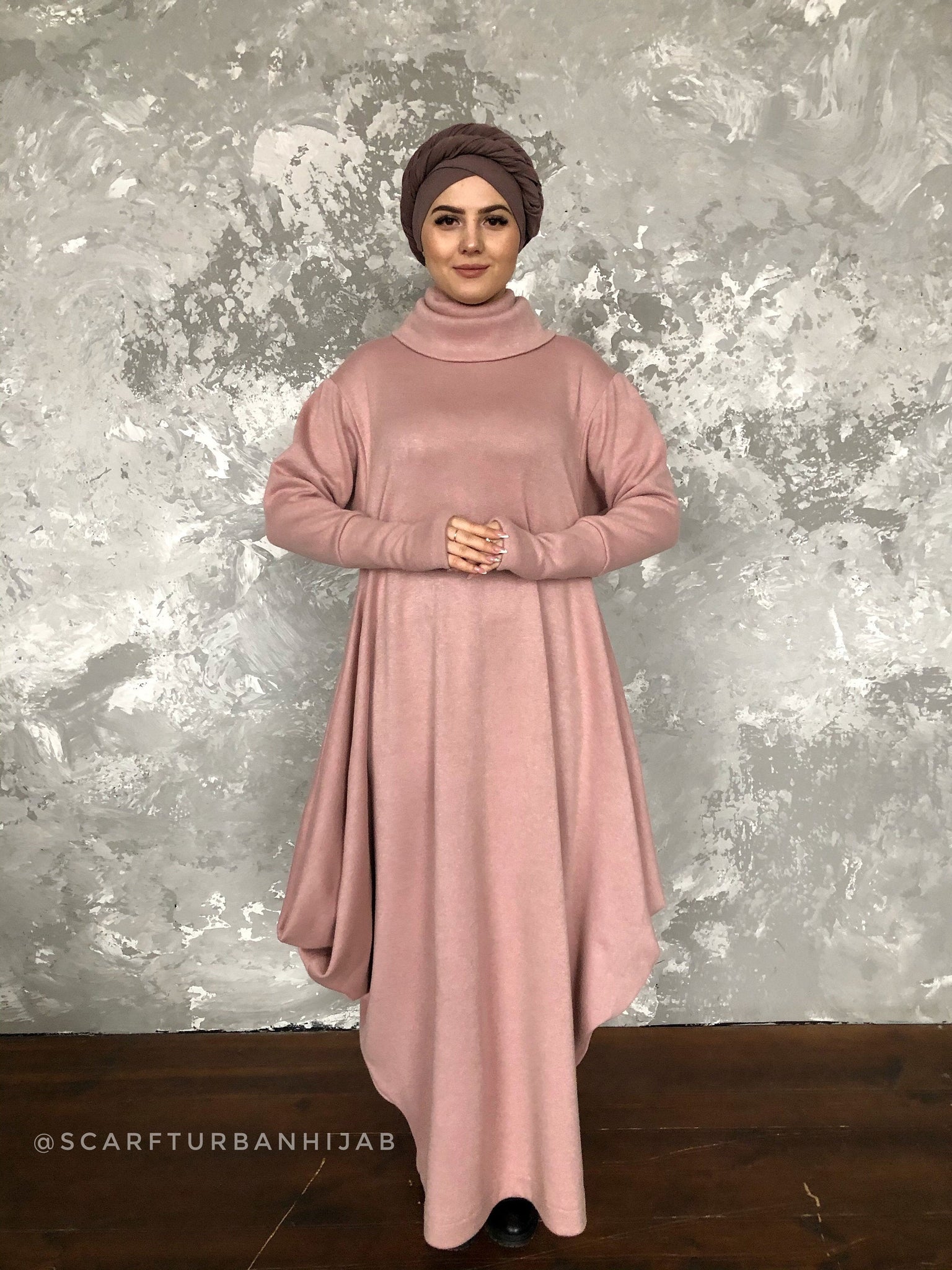 Winter wool maxi dress – ScarfTurbanHijab
