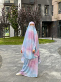 Exclusive print thai dhai Khimar niqab transformer