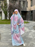 Exclusive print thai dhai Khimar niqab transformer