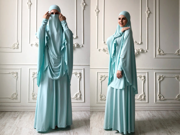 Mint khimar ready to ship, just khimar