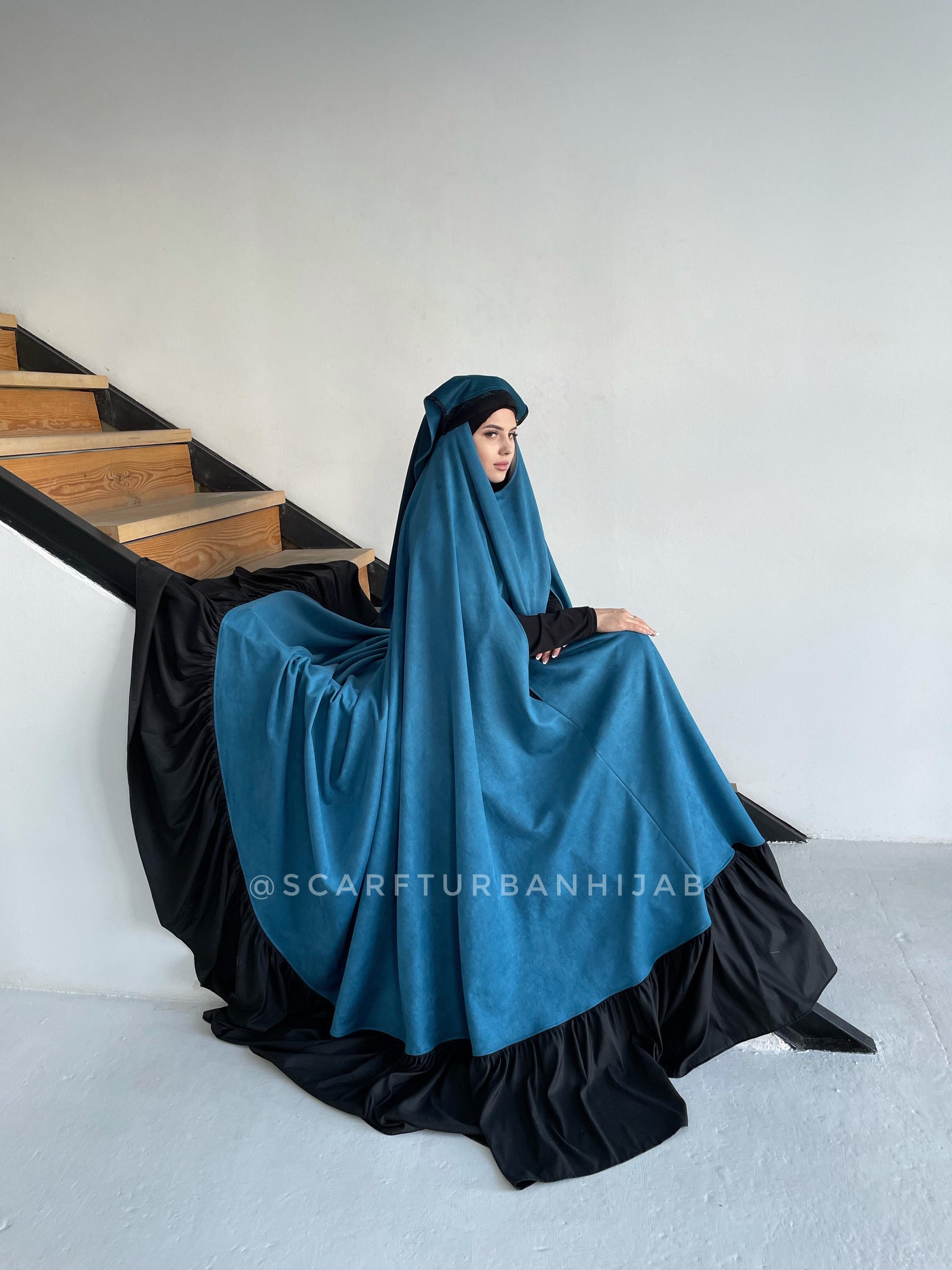 Waterproof Burqa Incredible Turquoise Suede Afghan burqa cape – ScarfTurbanHijab